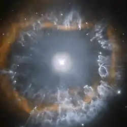 ハッブル宇宙望遠鏡が撮影したりゅうこつ座AG星