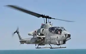 アメリカ海兵隊第167軽攻撃ヘリコプター飛行隊のAH-1W