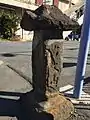 愛甲宿の宿愛甲交差点付近に残る庚申塔