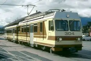 BDeh 4/4形304号、エーグルにて