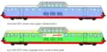 展望車に改造されたALtn444.3001号車のイラスト