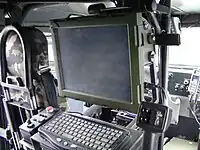 AMZ Turの射手用コントロールパネル