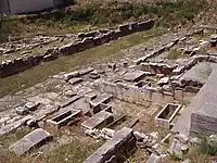 古代アンブラキアの遺跡。