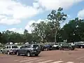 ウールワースショッピングセンターの駐車場