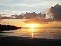 カーペンタリア湾に沈む夕日