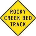 (W5-SA111) Rocky Creek Bed Track (Used in South Australia)