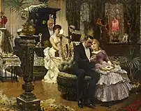 「談話室」(1884)