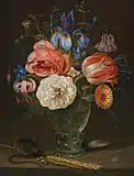 A Still Life Of Flowers In a Roemer