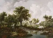 木立の風景(1667年)