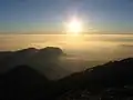北アルプス・大天井岳からの雲海