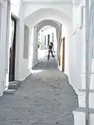 スキロス島の通り