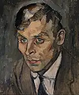 画家 Väinö Kamppuriの肖像画 (1917) エスポー近代美術館