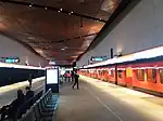 ヘルシンキ地下鉄アールト大学駅。