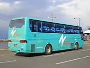 専用車を用意するバス会社もある(網走観光交通)
