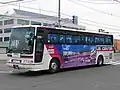 ひがしもこと芝桜公園ラッピング車