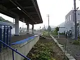 0番線跡(2009年8月)
