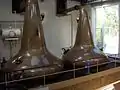 アベラワー蒸溜所の単式蒸留器