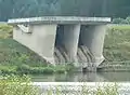 フロシュグルント湖の水門