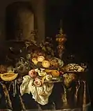 『静物』（1665年頃）アムステルダム国立美術館