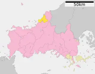 阿武町位置図
