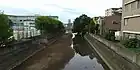 油山川（弥生橋より、左：室見、右：弥生）