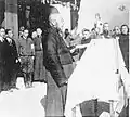 自治委員会発会式、1938年1月1日