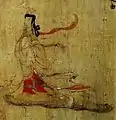 東晋時代の雑裾垂髾服