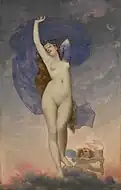 アドルフ・アレクサンドル・レスレル『アウロラ』（1868年） 個人所蔵