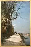 アドルフ・アッピアン(1818-1898)Strada nei pressi di Genova