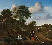 子供と看護婦をつれた夫婦(1667) アムステルダム国立美術館