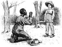 『ハックルベリー・フィンの冒険』の挿絵