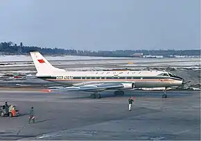 アエロフロート・ソビエト航空のTu-124