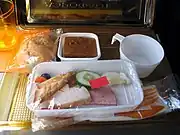 アエロフロートの朝食(2007年8月)