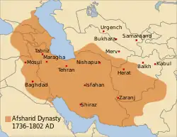 イランの位置