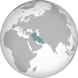 イランの位置