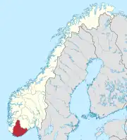 アグデル県の位置の位置図