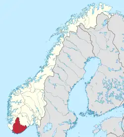 アグデル県の位置