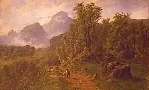 ピレネー山脈の風景(1877年)