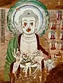 薬師如来（五官が破損）