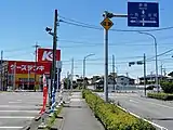 住崎駅跡地付近