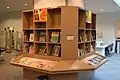 愛知県図書館の特別展を意識した柱展示