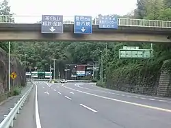 力石インターチェンジ（2011年（平成23年）6月）