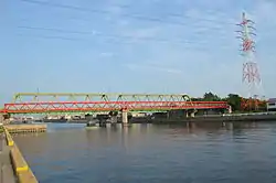 1935年(昭和11年)に流出河川として開削された高浜川
