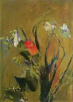 靉光『花』