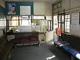 駅舎内(2008年3月)