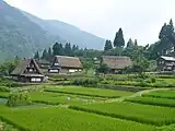相倉の合掌造り集落（2006年（平成18年）8月）
