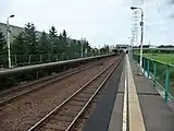 ホーム（電化前）（2010年8月）