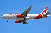 エアバスA320-200（エア・カナダ・ルージュ）