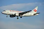 エアバスA319-100（旧塗装）