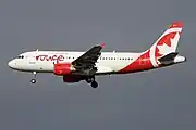 エアバスA319-100（エア・カナダ・ルージュ）